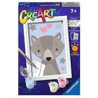 Malen nach Zahlen CreArt: Cute Wolf (Ravensburger)