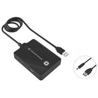 CONCEPTRONIC HUBBIES10B 4-Port USB 3.0/2.0 Hub with Power Jack (110517007101)