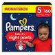 PAMPERS Baby-Dry Night Pants, Grösse 5 (12-17 kg), 160 Stück