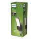 PHILIPS Splay Outdoor Wall Light, 12W, 4000K, Anthracite (929003188401)