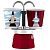 BIALETTI Mini Express Margrite (inkl. 2 Kaffeebecher) - 2 Tassen, Rot