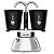 BIALETTI Mini Express (incl. 2 Coffee Cups) - 2 Cups, Black