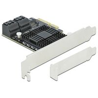 DELOCK 5 Port SATA PCI Express x4 Karte (90498)