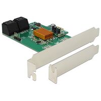 DELOCK 4 Port SATA PCI Express Karte (90382)