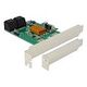 DELOCK 4 Port SATA PCI Express Card (90382)