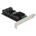DELOCK 16 Port SATA PCI Express x4 Card (90073)