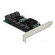 DELOCK 16 Port SATA PCI Express x4 Karte (90073)