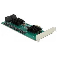 DELOCK 8 Port SATA PCI Express x1 Karte (90072)