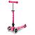 MICRO MOBILITY Kickboard Mini Micro Deluxe Foldable LED, Pink (MMD197)