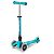 MICRO MOBILITY Kickboard Mini Micro Deluxe Foldable LED, Aqua (MMD198)