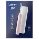 ORAL-B PRO Series 1 Cross Action Travel Edition, Pink (8001090914217)