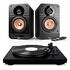 TEUFEL Ultima 25 Aktiv + Pro-Ject A1 Plattenspieler, Schwarz (107001547)