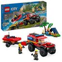 LEGO City - 4x4 Fire Engine with Rescue Boat (60412)