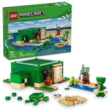 LEGO Minecraft Das Schildkrötenstrandhaus 21254