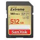 SANDISK Extreme SDXC, UHS-I U3, 512GB (SDSDXVV-512G-GNCIN)