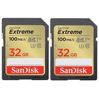 SANDISK Extreme SDHC, UHS-I U3, 2x 32GB (SDSDXVT-032G-GNCI2)