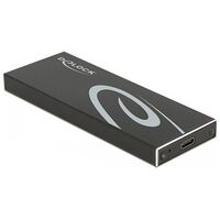 DELOCK External Enclosure USB 3.1 (Type C), Black (42003)