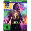 Loki - The Complete First Season (Blu-ray 4K Ultra-HD, Limited Steelbook, 2023, T.Hiddleston / G. Mbatha-Raw)