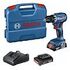 BOSCH GSR 18V-45 Professional, incl. 2x 2.0Ah Battery, Charger + L-Case (06019K3202)