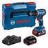 BOSCH GSR 18V-45 Professional, incl. 2x 3.0Ah Akku, Ladegerät + L-BOXX (06019K3204)