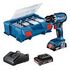 BOSCH GSR 18V-45 Professional, incl. 2x 2.0Ah Akku, Ladegerät + L-Case + 82AC (06019K3205)