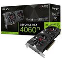 PNY GeForce RTX 4060 Ti XLR8 Gaming VERTO OC Dual Fan, GeForce RTX 4060 Ti, 8.0GB GDDR6, PCI-Express (VCG4060T8DFXPB1-O)