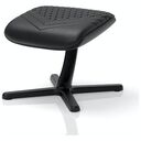 NOBLECHAIRS Footrest 2 Synthetic Leather, Black (NBL-FR-RL-BLK)