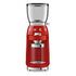 SMEG 50's Style Coffee Grinder, Red (CGF11RDEU)