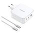 UGREEN Nexode 140W 3-Port USB-C GaN Wall Charger, White (15339)