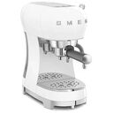 SMEG 50's Retro Style Espresso Coffee Machine, White (ECF02WHEU)