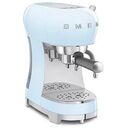 SMEG 50's Retro Style Espresso Coffee Machine, Pastel Blue (ECF02PBEU)