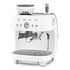 SMEG 50's Retro Style Espresso Coffee Machine, White (EGF03WHEU)