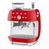 SMEG 50's Retro Style Espresso Coffee Machine, Red (EGF03RDEU)