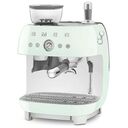 SMEG 50's Retro Style Espresso Coffee Machine, Pastel Green (EGF03PGEU)