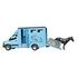 BRUDER MB Sprinter Tiertransporter mit 1 Pferd (02674)