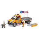 BRUDER MB Sprinter Municipal Vehicle including Light and Sound Module, Driver and Accessories (02677)
