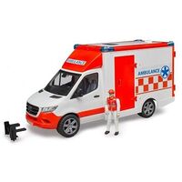 BRUDER MB Sprinter Ambulanz mit Fahrer (02677)