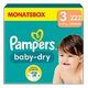 PAMPERS Baby Dry Einwegwindeln, Grösse 3 (6-10 kg), 222 Stück