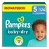 PAMPERS Baby Dry Disposable Diapers, Size 5 (11-16kg), Pack of 174