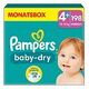 PAMPERS Baby Dry Einwegwindeln, Grösse 4+ (10-15 kg), 198 Stück