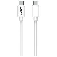 MAKO USB C to USB C Cable, 100W, 1.0m, Weiss (MACA0027)