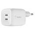 BELKIN BoostCharge Pro USB-C-GaN-Ladegerät 45W, Weiss (WCH011vfWH)