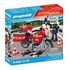 PLAYMOBIL Feuerwehrmotorrad am Unfallort (71466)