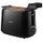 PHILIPS HD2583/90 Daily Collection Toaster, Black