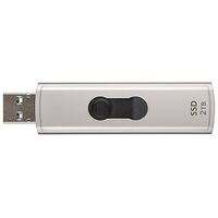 TRANSCEND ESD320A Portable SSD, 2.0TB, Silver (TS2TESD320A)