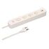 MAX HAURI Power Strip Basic Line 4x T13 with Switch, White (165433)