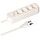 MAX HAURI Power Strip Basic Line 4x T13 with Switch, White (160246)