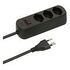 MAX HAURI Power Strip Basic Line 3x T13 with Switch, Black (160242)