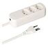 MAX HAURI Power Strip Basic Line 3x T13, White (160243)