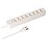 MAX HAURI Power Strip Basic Line 8x T13 with Switch, White (160274)